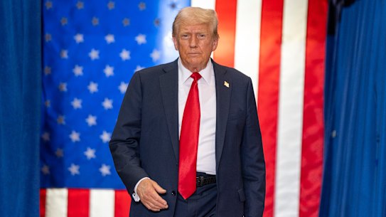 Former president Donald Trump.