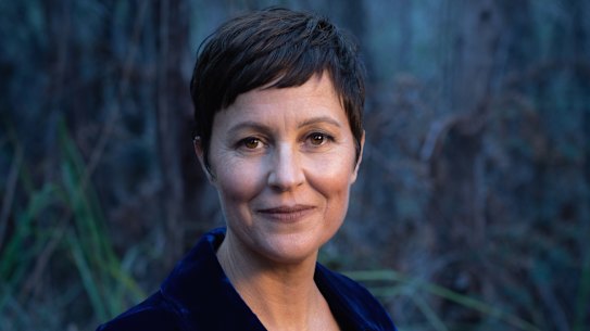 Novelist Heather Rose on Bruny Island.