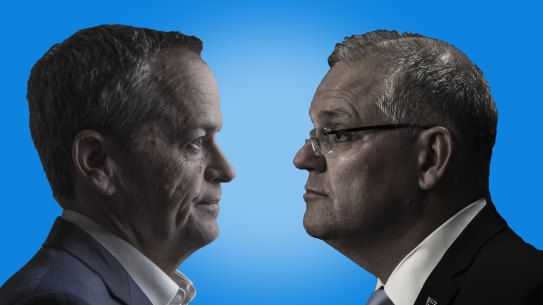 Bill Shorten and Scott Morrison.