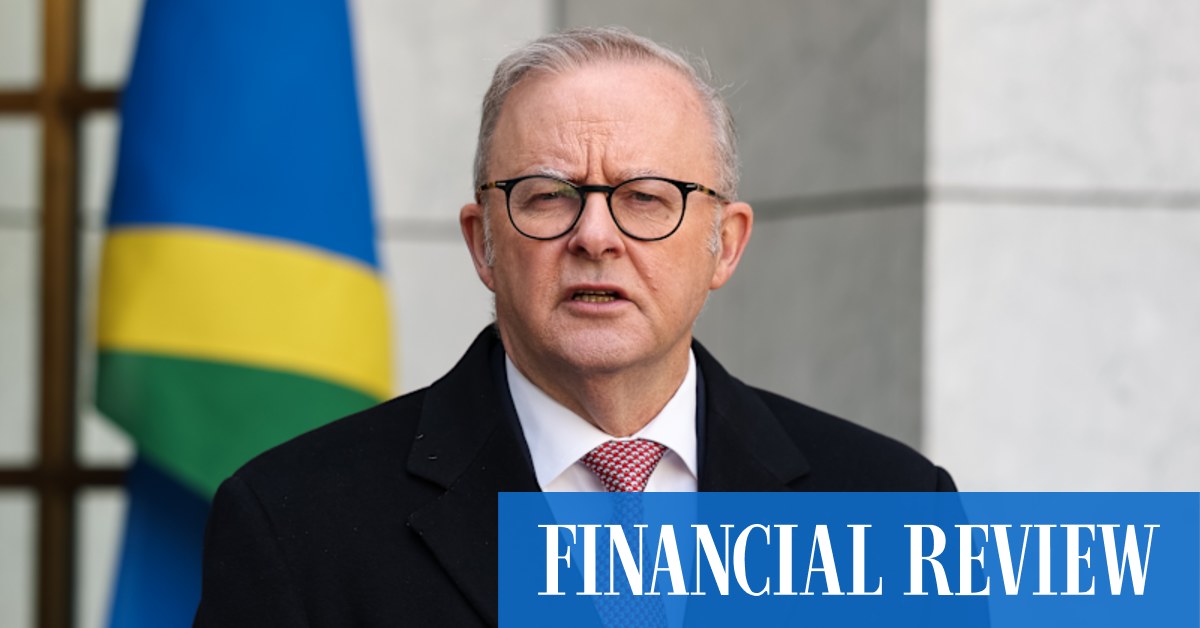 Prime Minister Anthony Albanese urged Australians to reject 