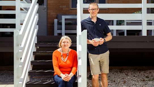 Nicki and Paul Farrar bought a $2 million plus home in Sydney’s Frenchs Forest in September.