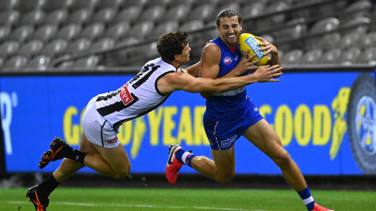 Marcus Bontempelli's start as Bulldogs captain has been unusual.