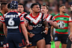 Spencer Leniu during his side’s round 27 loss.