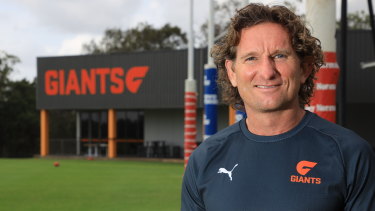 James Hird has been working at GWS in a part-time leadership role this season.