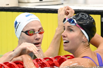 Emma McKeon recorded a personal best time on Friday in the women’s 100m freestyle event at the Sydney Open. 