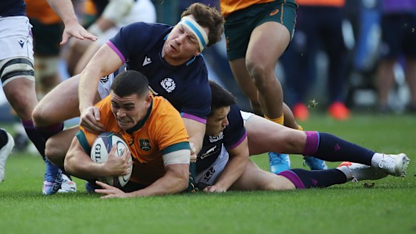 Izaia Perese made his Wallabies debut last year. 