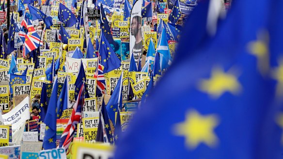 If official estimates match the one-million number, it would make it one of the biggest demonstrations Britain has ever seen.