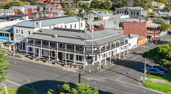 The former Esplanade Hotel was built in 1882.