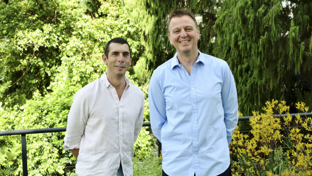 Picaluna operations director Chris Hancock and managing director Greg Inglis. 