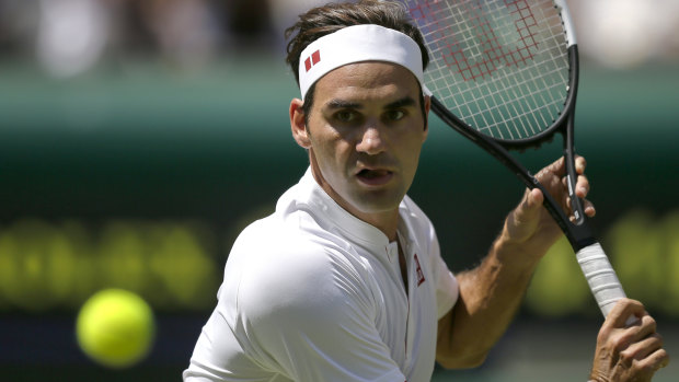 Welcome to Uniqlo: Roger Federer is sporting a new sponsor.