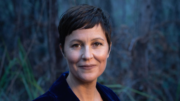 Novelist Heather Rose on Bruny Island.