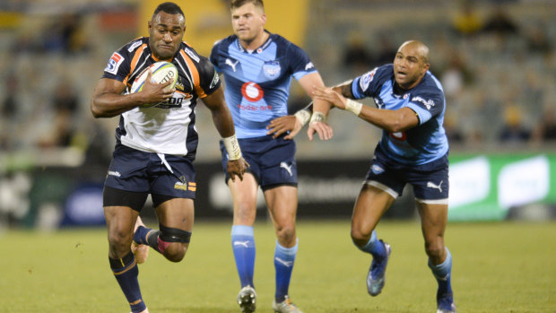 Tevita Kuridrani is returning to form at the right time for the Brumbies, and perhaps the Wallabies. 