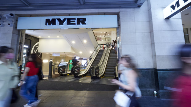 Myer is posting some of his best results in years.