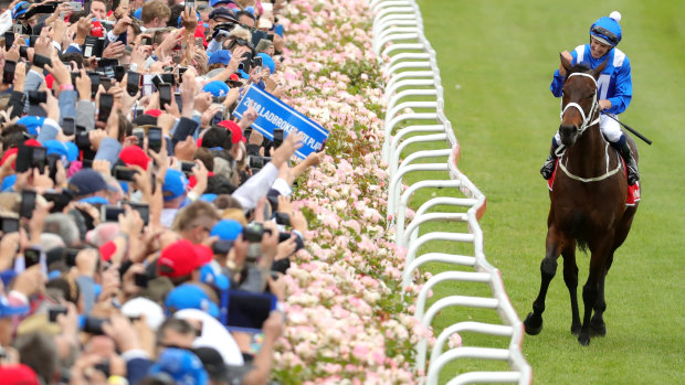 Hugh Bowman has been inspired by how people, particularly youngsters, have reacted to Winx. 