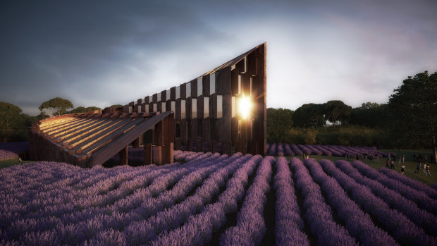 An artist's impression of Barnes Capital's 170-room hotel in the Yarra Valley.