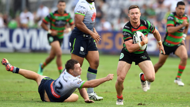 The Raiders want to shut down Rabbitohs hooker Damien Cook.