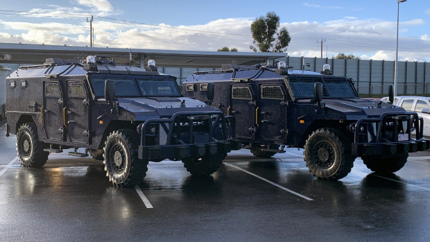 Two new custom-built, armoured vans