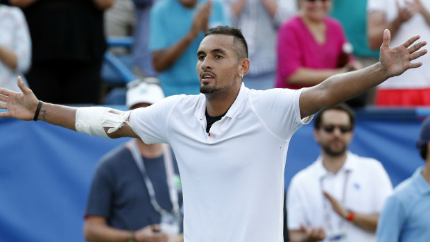 Nick Kyrgios has become caught up in another social media storm.