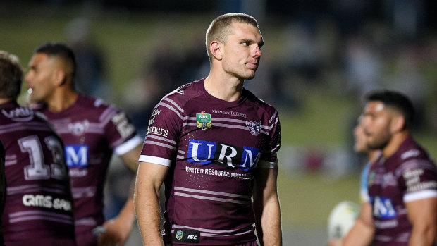 Turbo-charge: Tom Trbojevic is back for Manly.