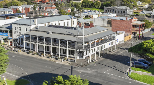 The former Esplanade Hotel was built in 1882.