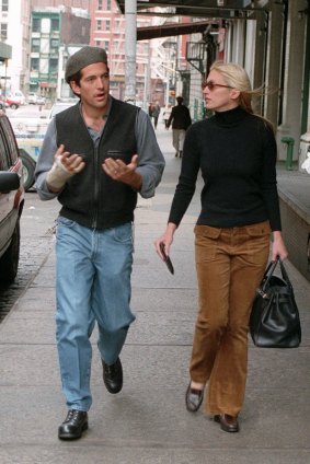 John F Kennedy and Carolyn Bessette Kennedy in New York in 1997. 