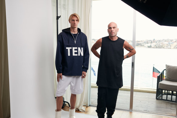 Ten Pieces, designed by Maurice Terzini (right), is also making a return to fashion week in May.
