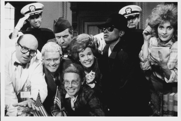 The cast of ‘The Dingo Principle’ from the skit ‘Inside the Oval Office’.