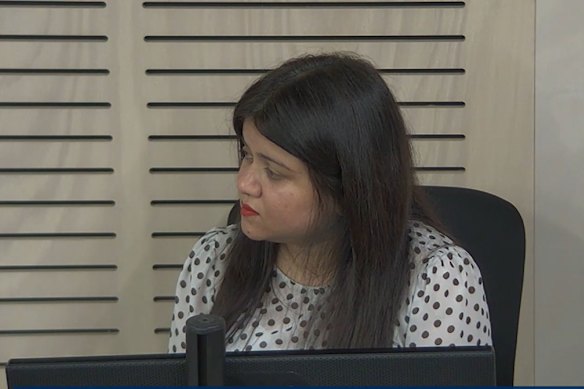 NSW Education director Jannatun Haque gives evidence to the ICAC on Thursday.