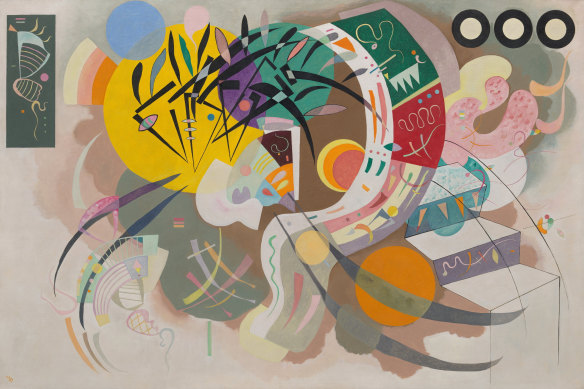 Vasily Kandinsky’s Dominant curve (1936).