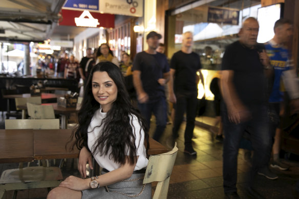 Christine Sande at Restaurant 317 in Parramatta, which she owns with her husband Pierre.