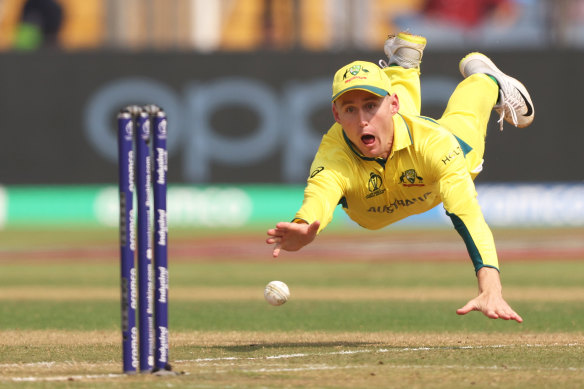 Marnus Labuschagne’s impressive World Cup form has kept him in the side.