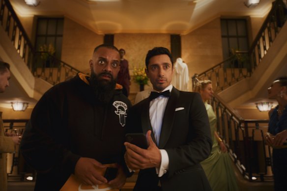 In his TV show Bait, Riz Ahmed (right) plays obscure actor Shah Latif, who lands a screen test to become the new James Bond.