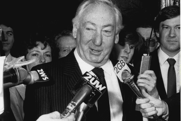 High Court judge Lionel Murphy in 1985.