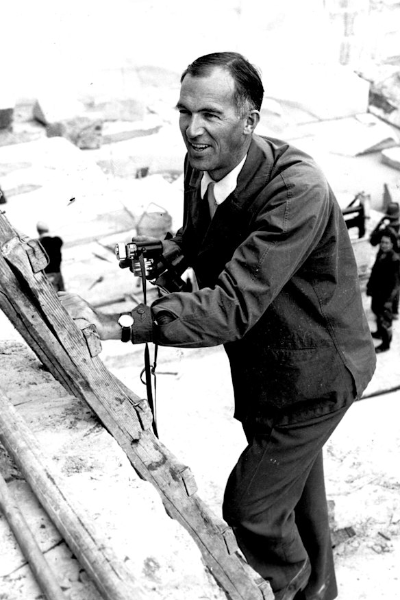 Jorn Utzon, the Danish architect of the Sydney Opera House.