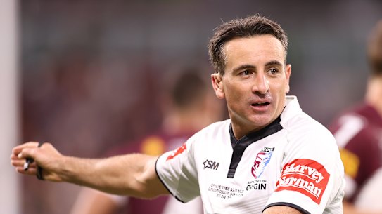 Referee Gerard Sutton will again control the grand final.