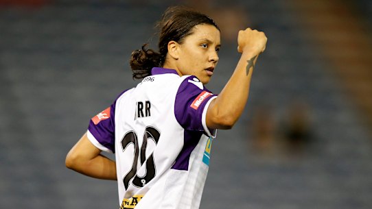 Perth Glory's superstar Sam Kerr.
