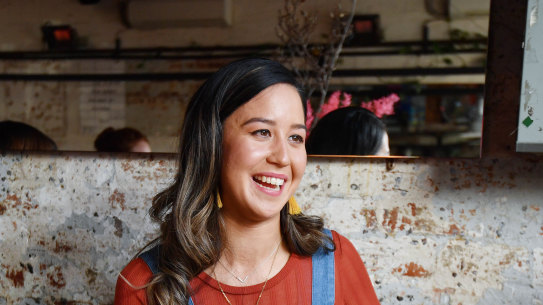 Nina Oyama, comedien, actor, writer. 