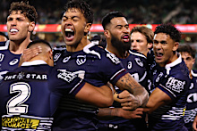 Brisbane spoiled the party in Josh Papalii’s farewell game, while the race for the minor premiership was thrown into chaos after a Wests Tigers upset. The Mole names his team of the week for round 25. 