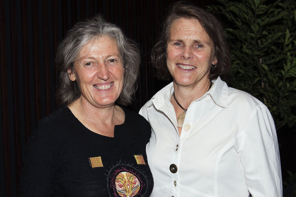 Carla Meurs and Ann-Marie Monda from Holy Goat cheese.