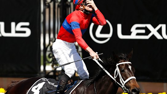 James McDonald and Verry Elleegant win the Melbourne Cup.