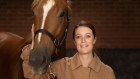 Annabel Neasham at the Flemington stables.