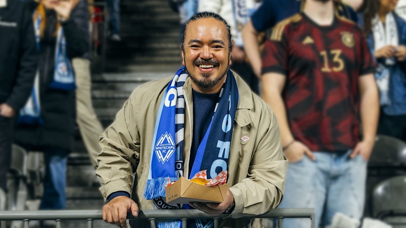 He’s travelled all over the world but Adam Liaw’s go-to footy snack is close to home