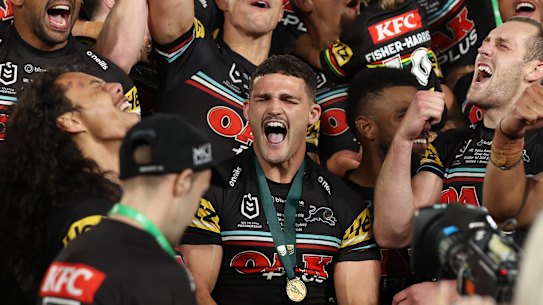 Nathan Cleary after the grand final.