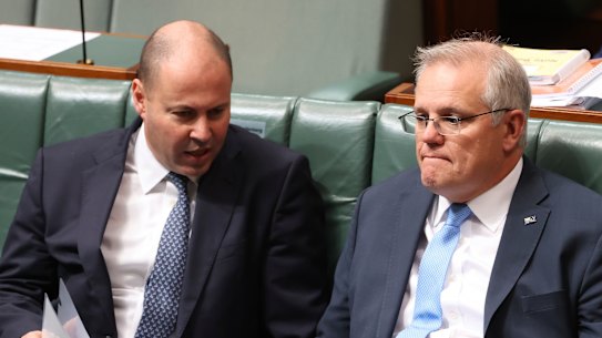 Unwisely, Scott Morrison (right) and Josh Frydenberg chose to rebuff Victoria’s initial request for funding help and only devised a policy in the glare of publicity.