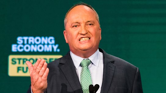 Nationals Leader Barnaby Joyce was returned in his NSW electorate of New England.