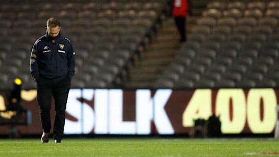 Alastair Clarkson before Hawthorn’s clash with Port Adelaide last weekend.