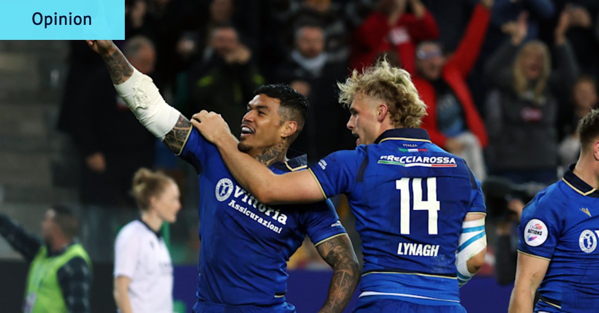 Italy well worth their win over Wallabies - with a little help from the man upstairs