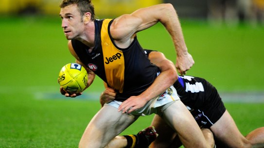 Shane Tuck in action for Richmond in 2012.