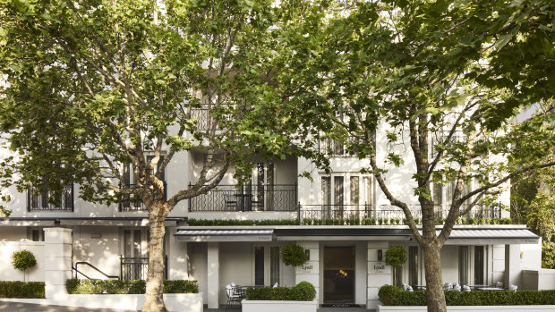 It’s not at Melbourne’s Paris end, but this hotel has Parisian vibes