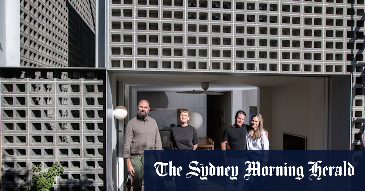 The 800kg window is the star attraction at Steve and Kate’s Bondi home